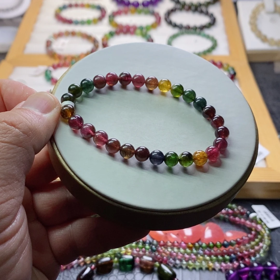 碧玺碧玺手链未镶嵌