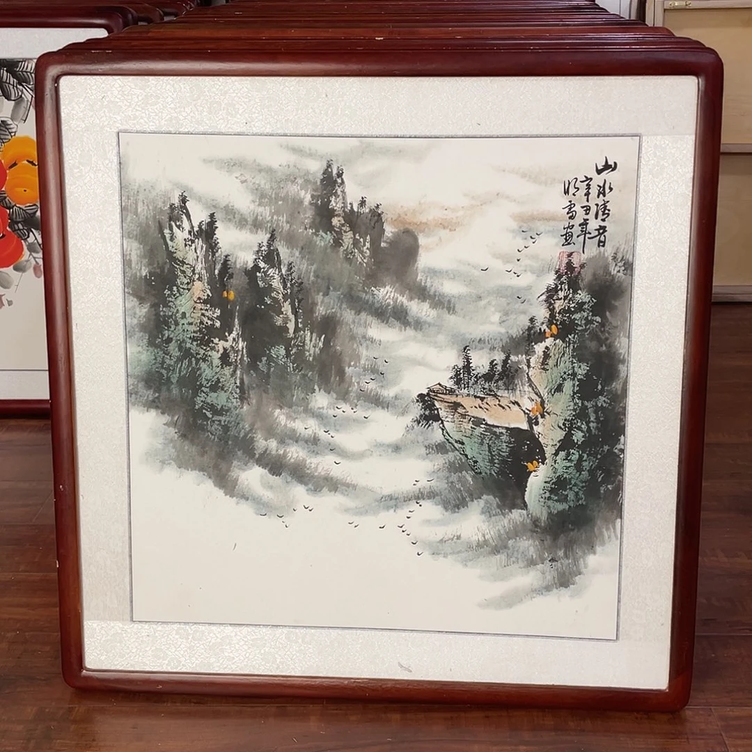 国画带框尺寸63*63厘米