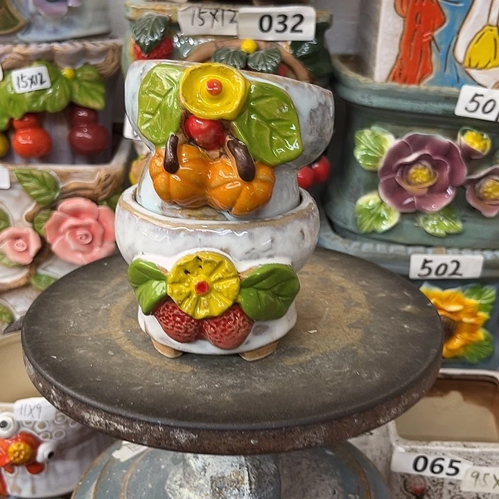 粗陶材质多肉花盆