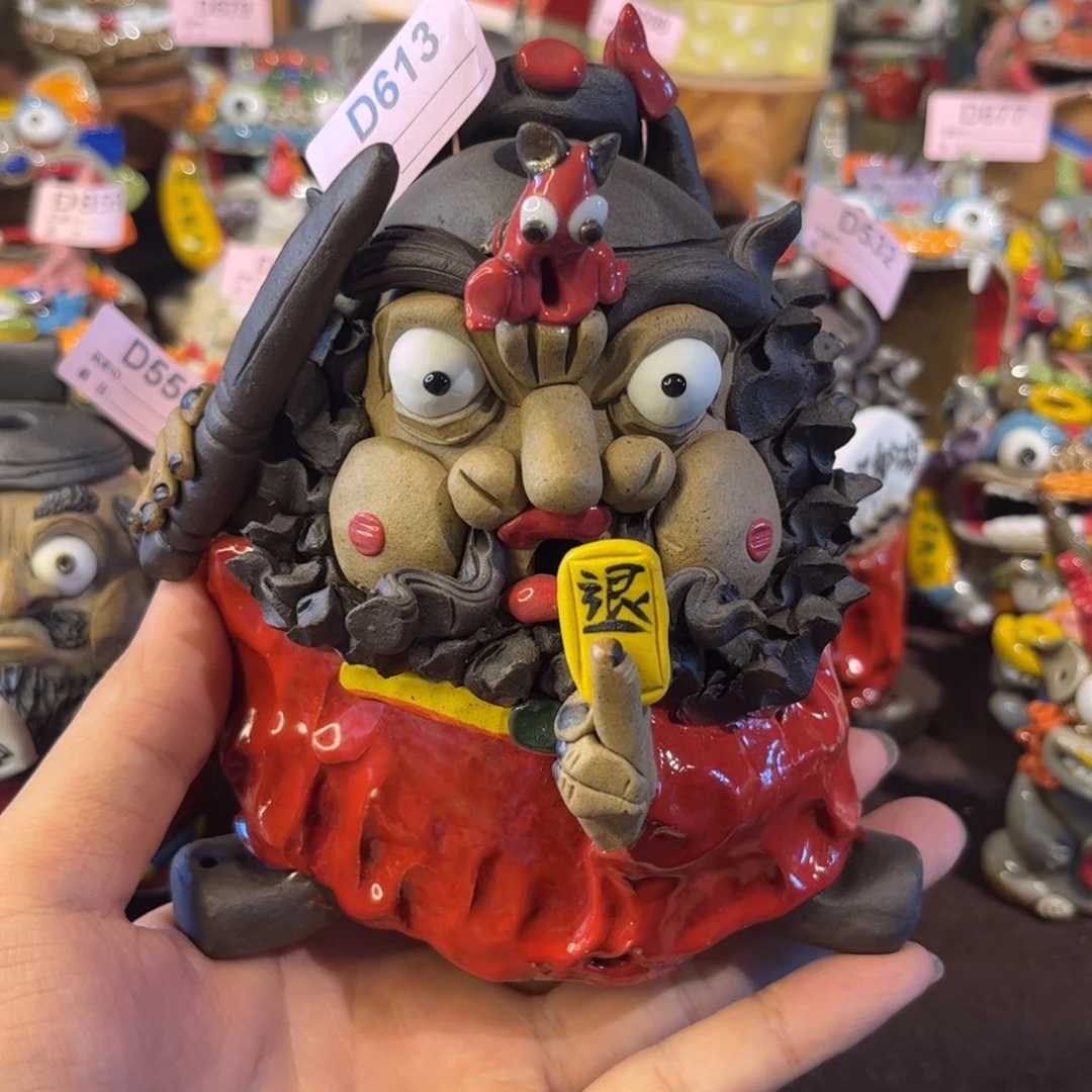 钓***钓泥塑纯手工茶宠摆件