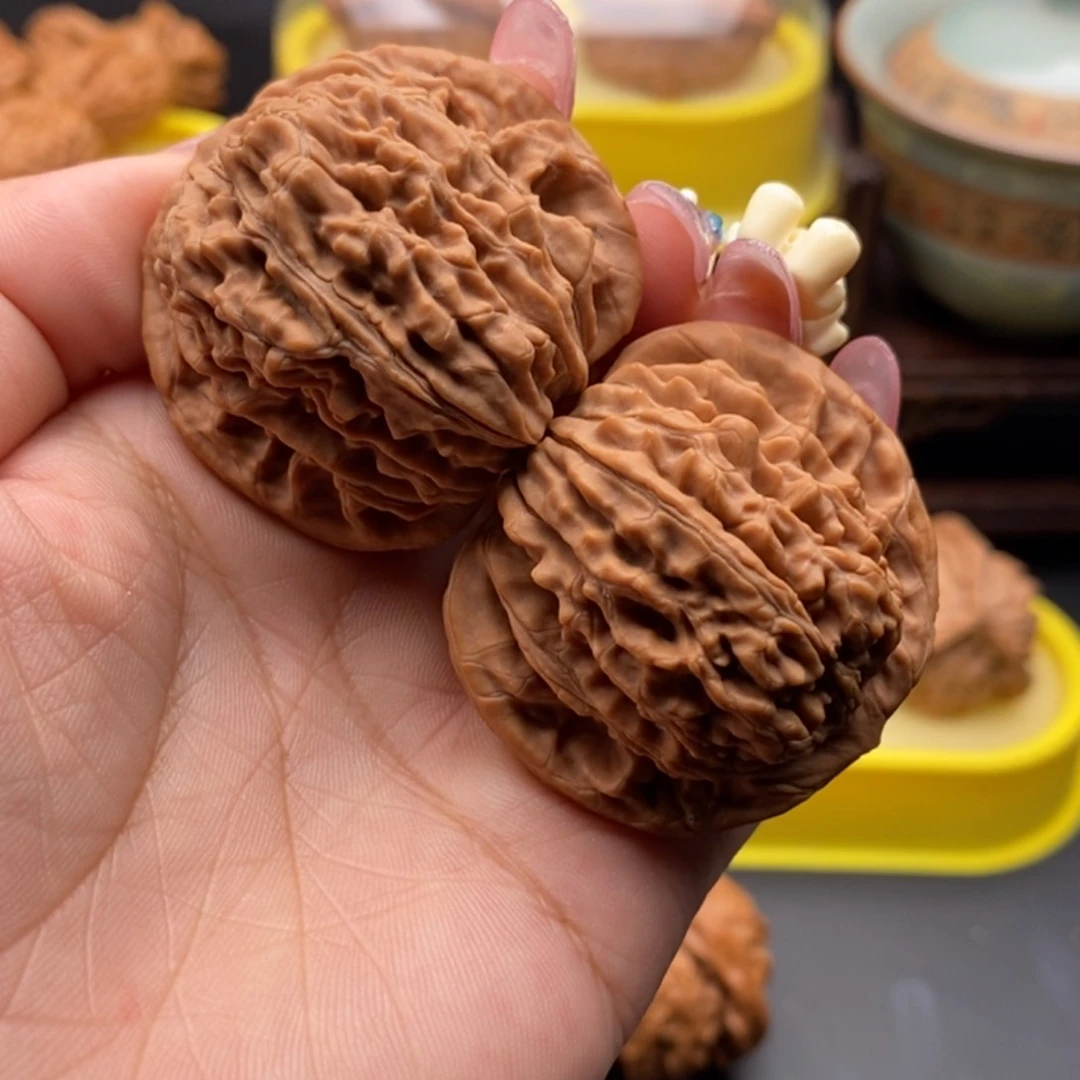 吊坠桃核42尺寸四座楼