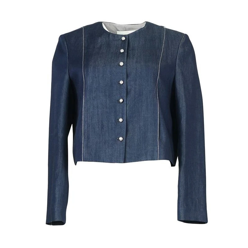 【直播专享】时尚百搭仿牛仔休闲短上衣 D511537W