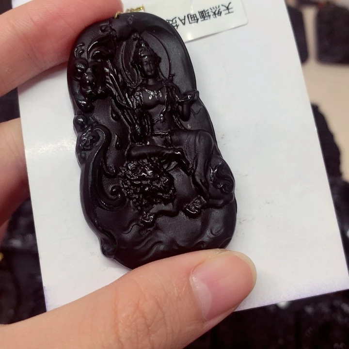 天然a货钢琴黑挂件