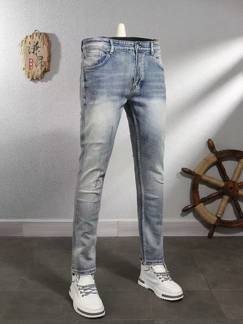 春夏新品 休闲潮流修身 男士牛仔裤 013#