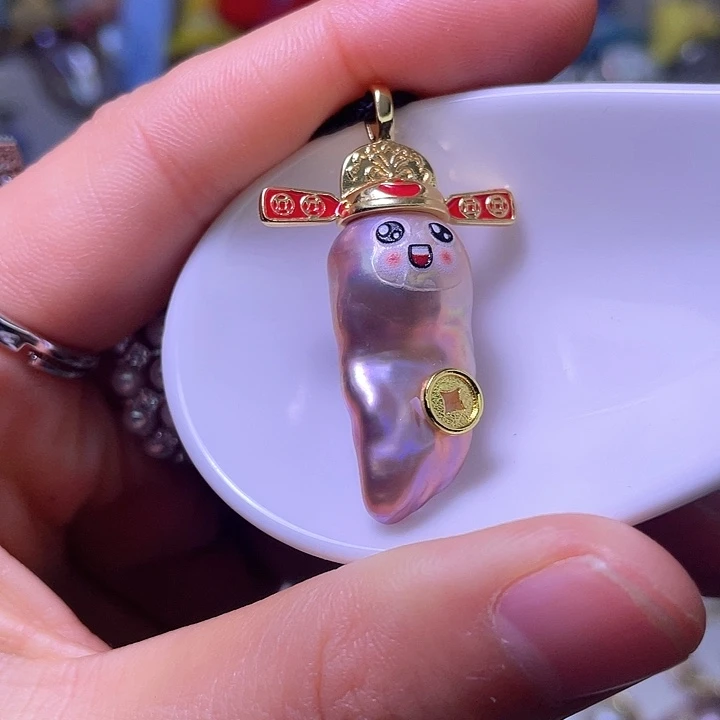 颈饰合金淡水珍珠01