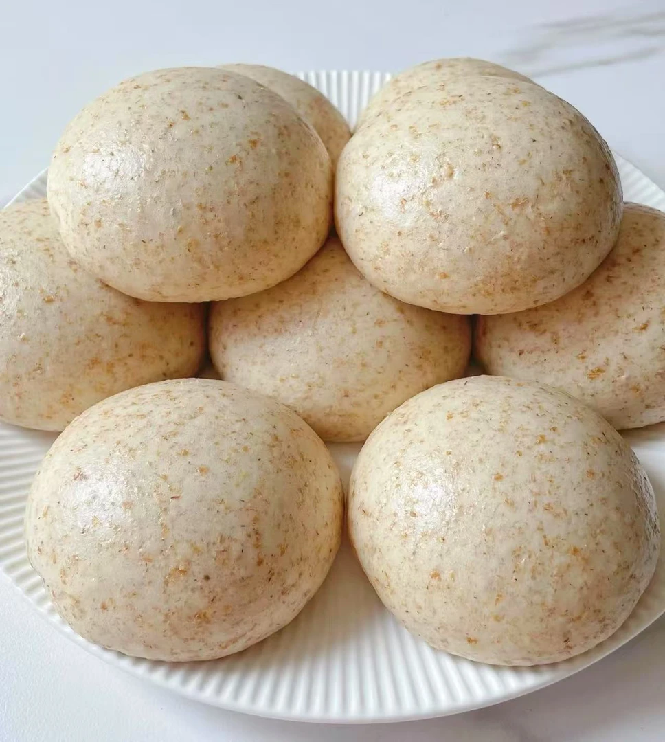 全麦豆包营养早餐粗粮老红小麦石磨老面手工制作