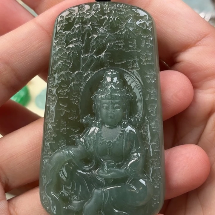 颈饰未镶嵌翡翠天然翡翠a货
