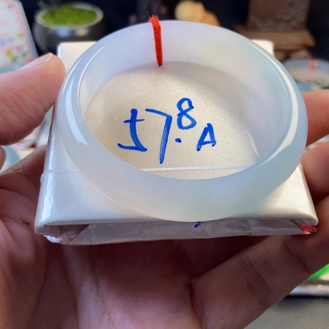 翡翠未镶嵌手镯26种水正圈