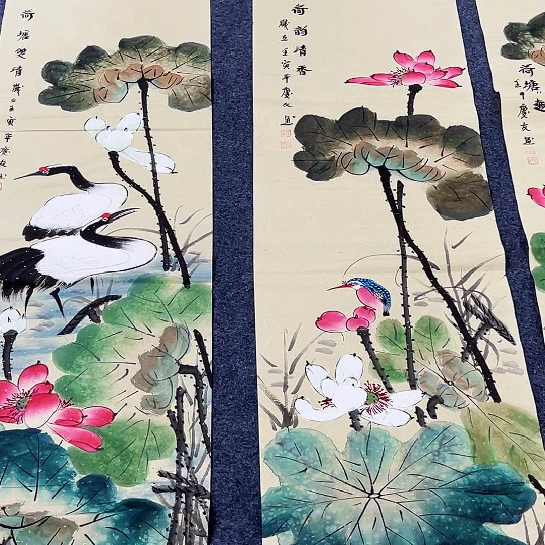 国画事事顺心如意万事如意