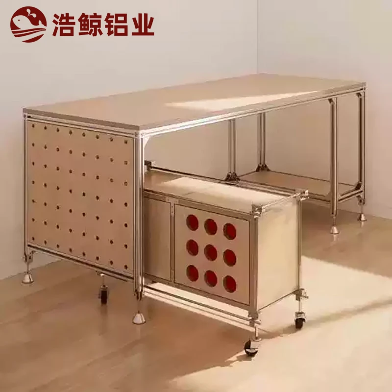 铝型材桌子diy 框架工业铝型材3030 4040 4080欧标铝型材流水线