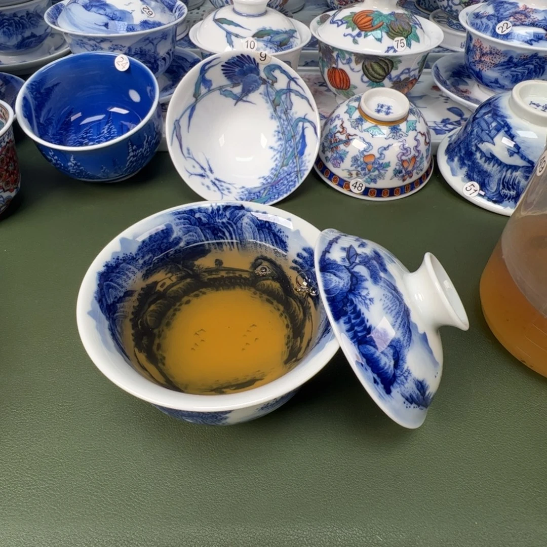 景德镇纯手工纯手绘茶具木木88