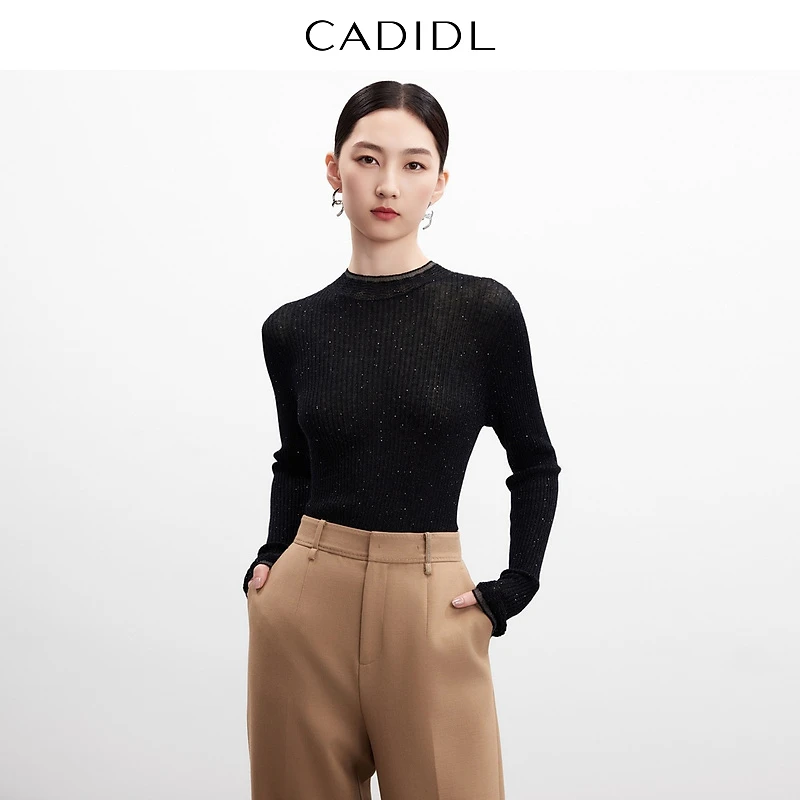 【众心专享价】卡迪黛尔+针织毛衫CZ02590W0