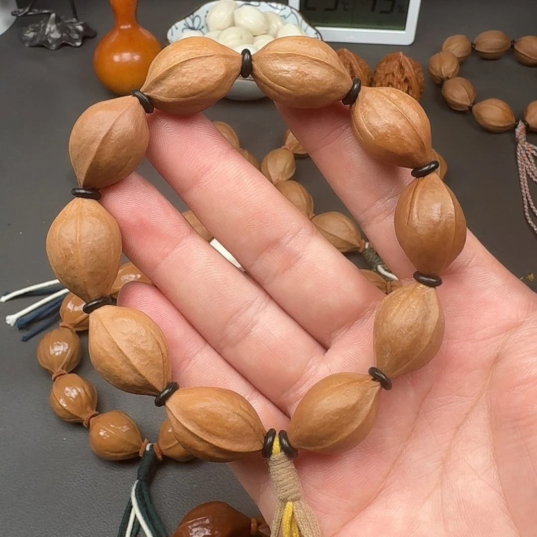 Z****橄榄核手串/手链1626原生精挑梅林铁核