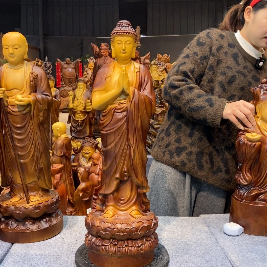 老***四香樟木如来佛60高