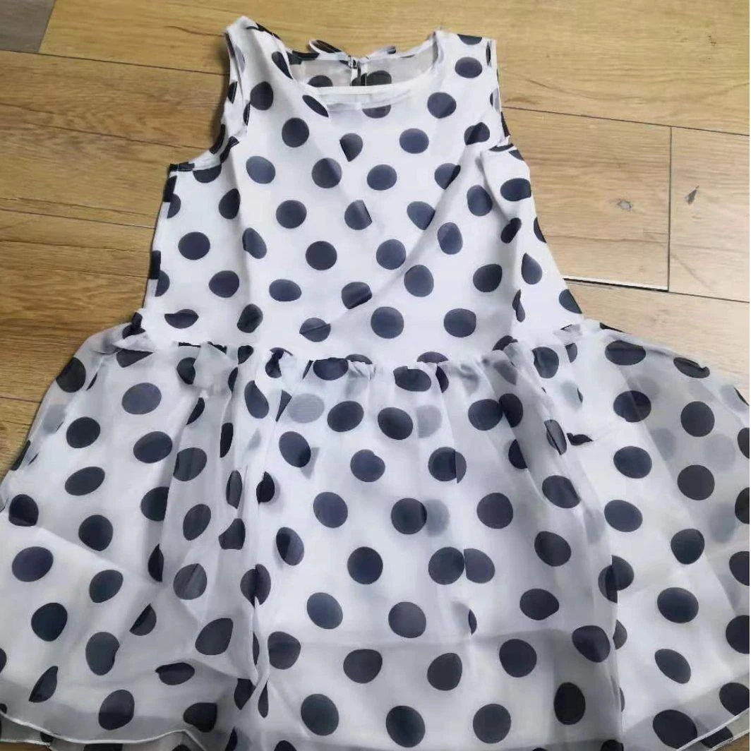 1285/A6-4/小TP圆点无袖连衣裙