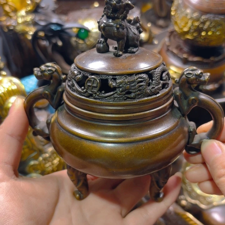 铜器摆件收收藏藏