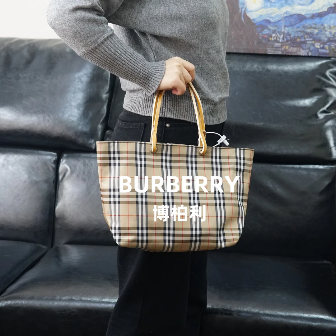 95新 BURBERRY/博柏利 巴宝莉/格纹单肩包/YT01516023/6023