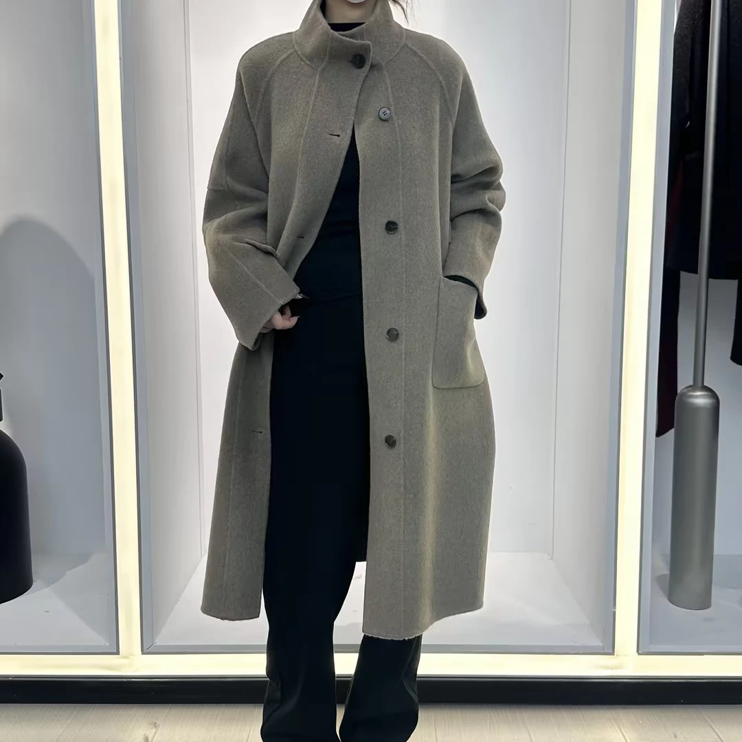 时尚百搭毛呢外套WH-099