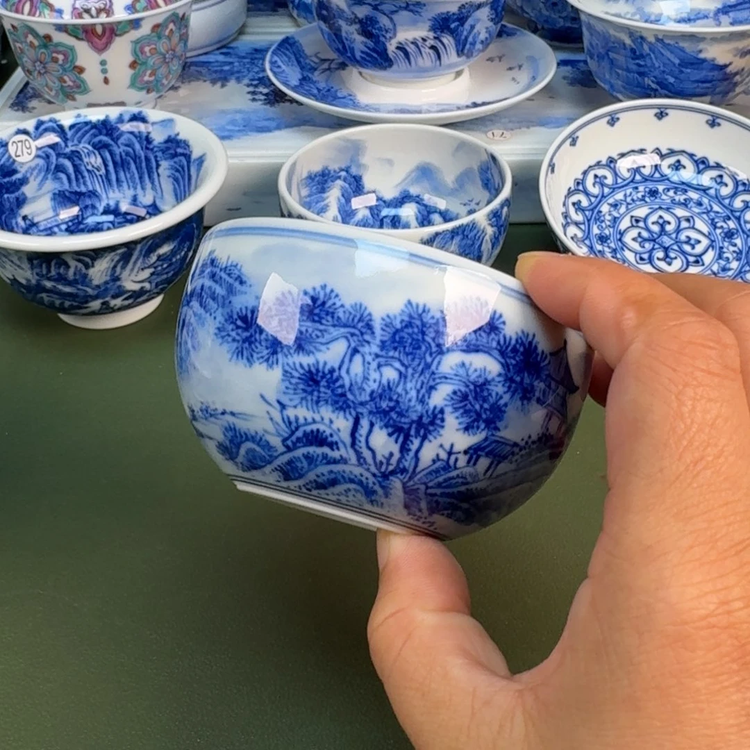 景德镇纯手绘茶具圆圆263