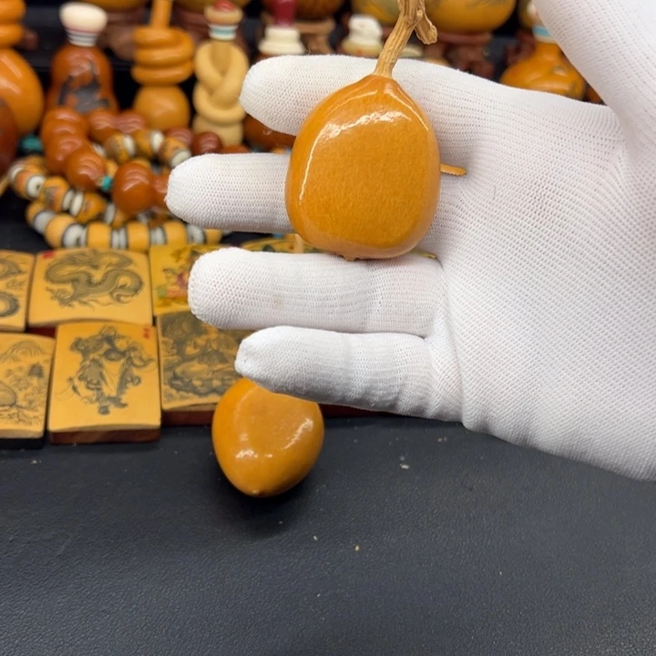 嘉***人木一个葫摆件家居