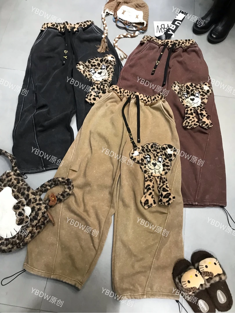 SZ•STUDIO/Y8622/豹纹老虎卫裤