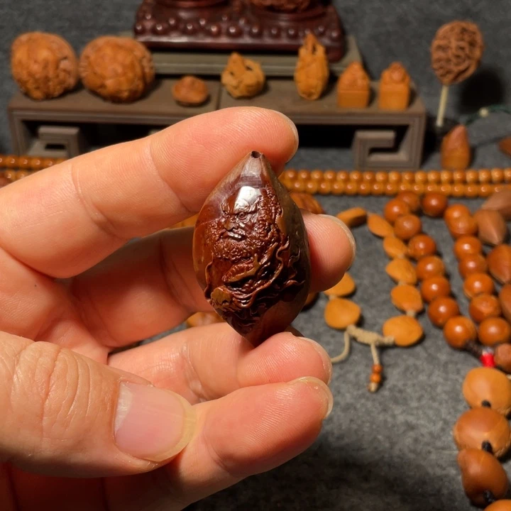 隐***斋橄榄核手串/手链手工制作工艺精湛