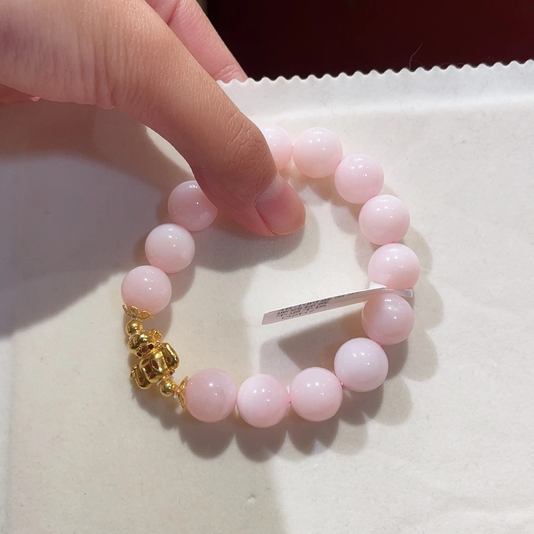 欧泊未镶嵌手串粉澳宝手串手串