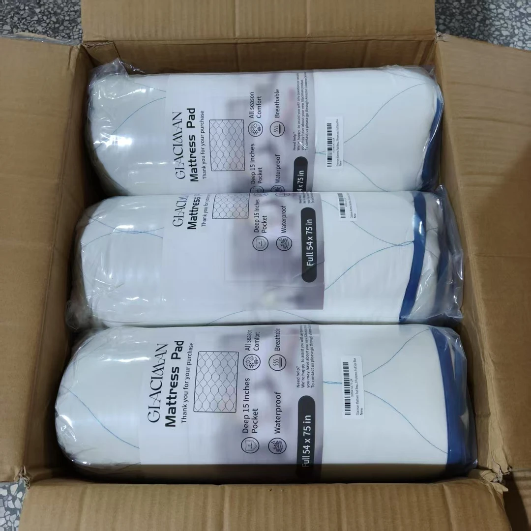 Full 137*190 白色卷装防水床笠