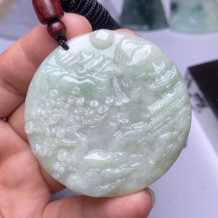 颈饰未镶嵌翡翠翡翠