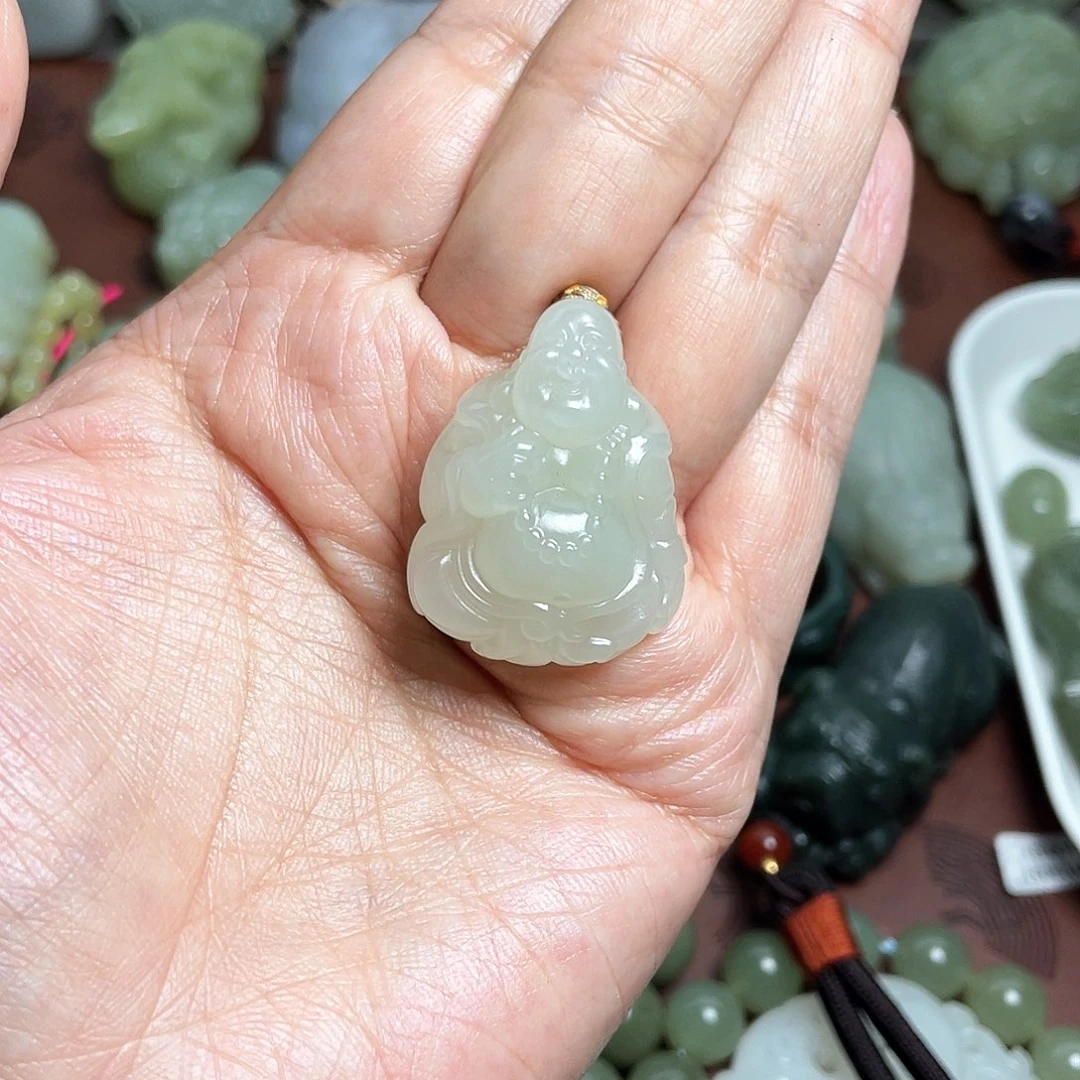 和田玉挂件未镶嵌D***e