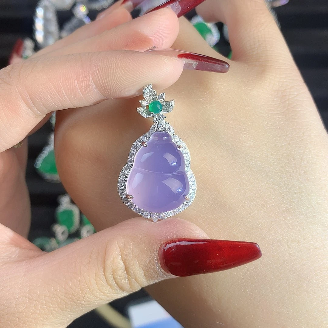 玛瑙/玉髓颈饰银S925镶嵌