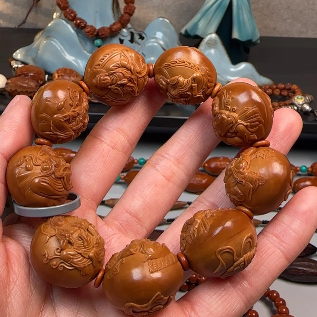 橄榄核手串/手链2.3尺寸八宝观音手串
