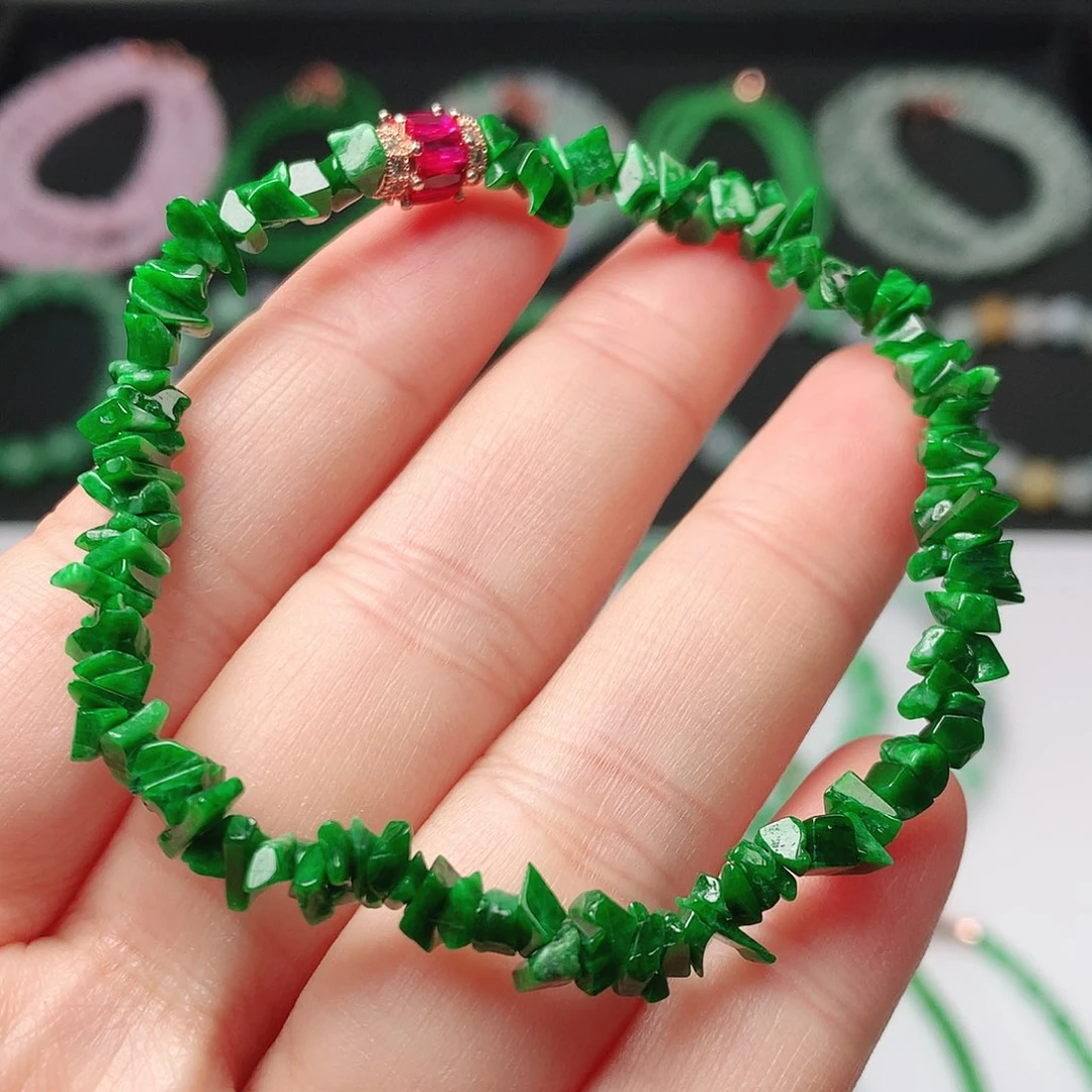 翡翠未镶嵌手链翡翠