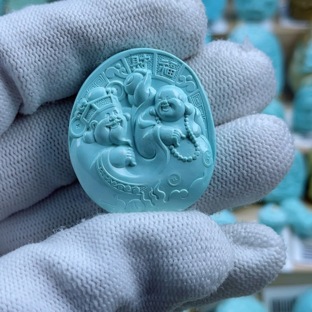 绿松石未镶嵌珠宝奇石