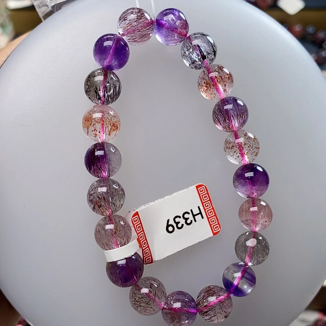 未镶嵌手链水晶9.9超七H339