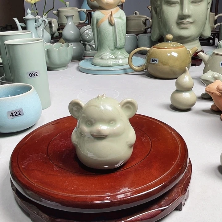 原矿釉汝瓷小茶宠开播福利