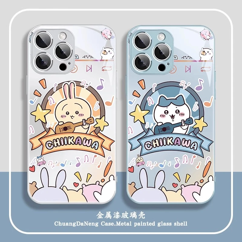 音乐chiikawa适用苹果16手机壳iphone15/14/13乌萨奇12mi华为小米