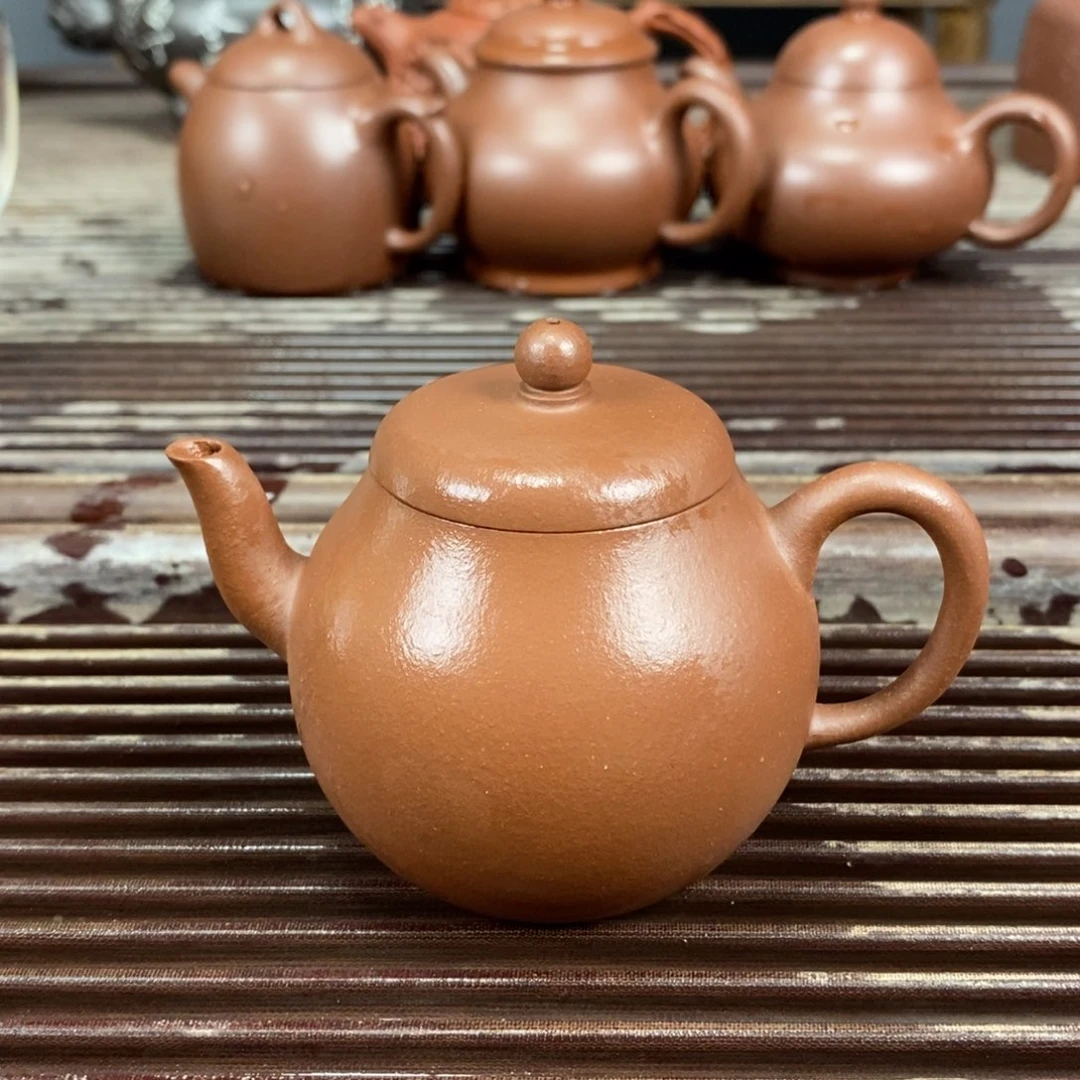 茶壶紫砂宜兴原矿紫砂壶梨150c
