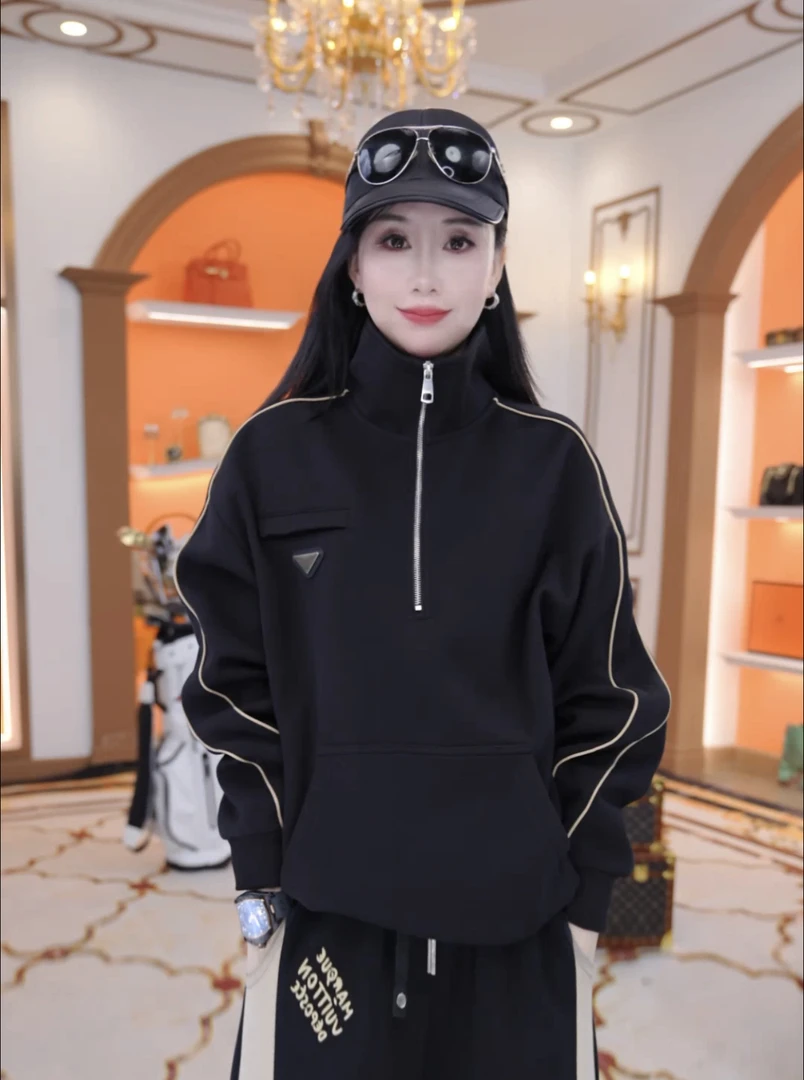 【Lord Yan】 新秋冬季宽松圆领百搭显瘦潮牌男卫衣 84031