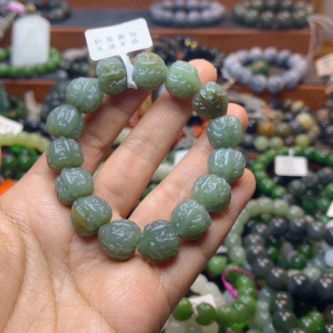 和田玉未镶嵌手链