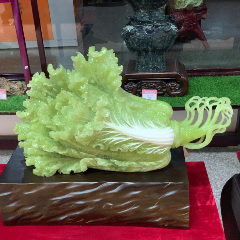 【闪购商品】未镶嵌蛇纹石玉摆件覆膜