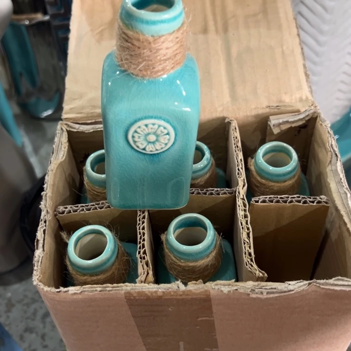 陶瓷花瓶摆件微瑕捡漏出