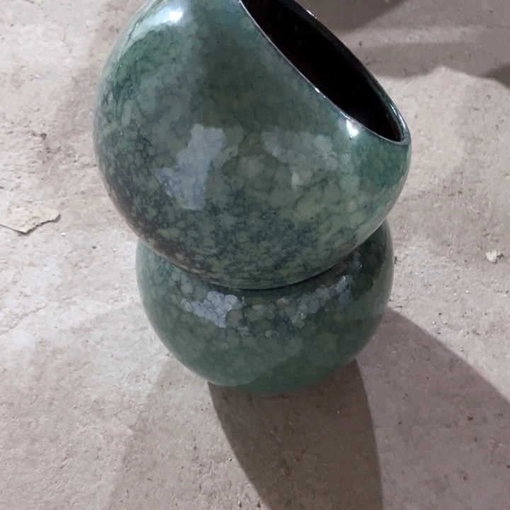 紫砂花盆口径14高度16两只正品