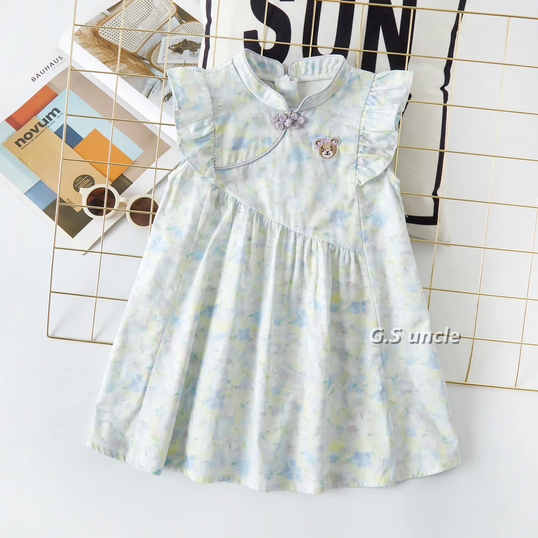 【彩虹幻诗】B190夏季女宝可爱时尚连衣裙