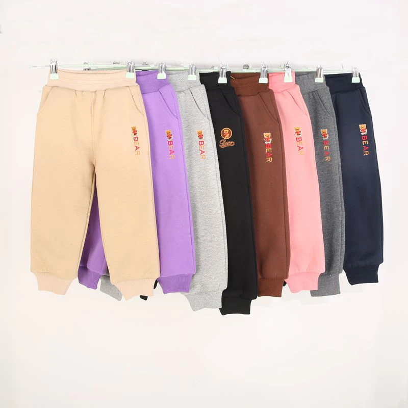 儿童秋冬一体绒卫裤5度到15度左右一体绒加纯棉秋裤双层卫裤加绒