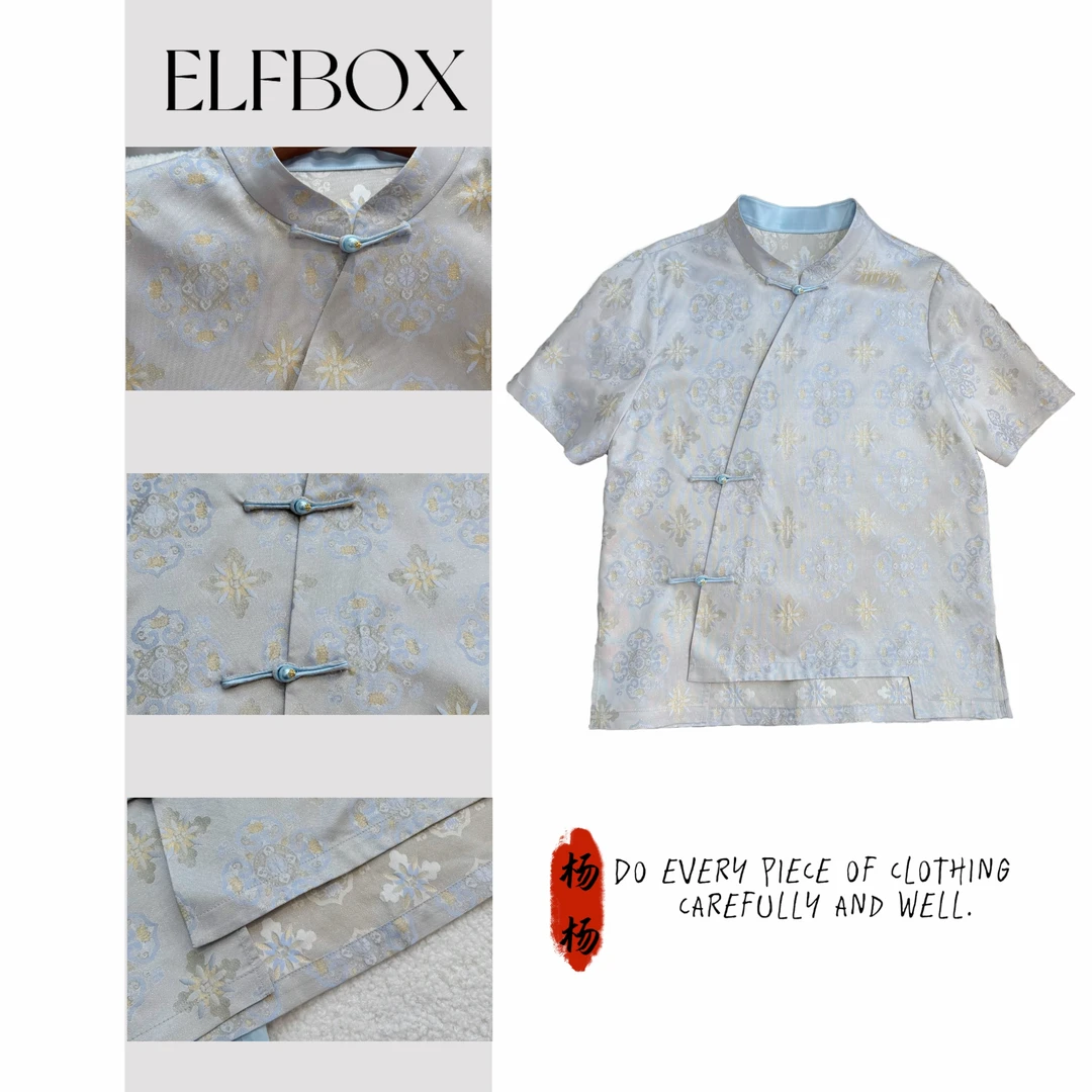 鑫鑫推荐 2025夏季新款织金百搭气质时尚小衫5270