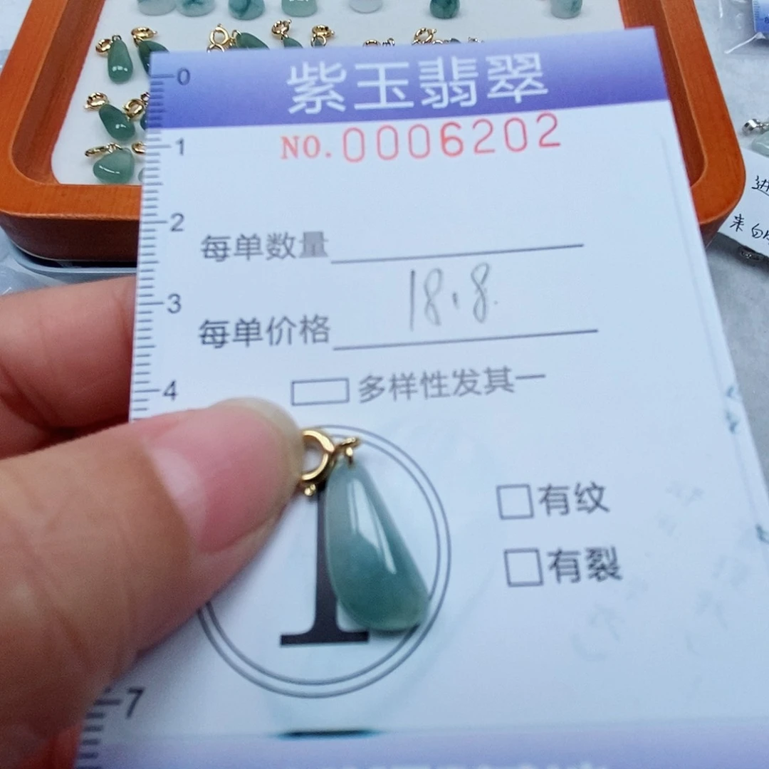 颈饰未镶嵌翡翠冰透随行