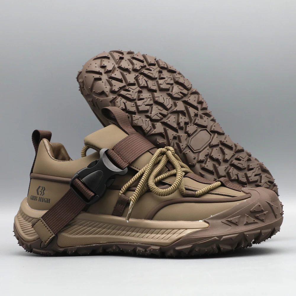 外贸原单男户外运动鞋秋冬新款皮面软底防滑休闲鞋学生百搭工装鞋