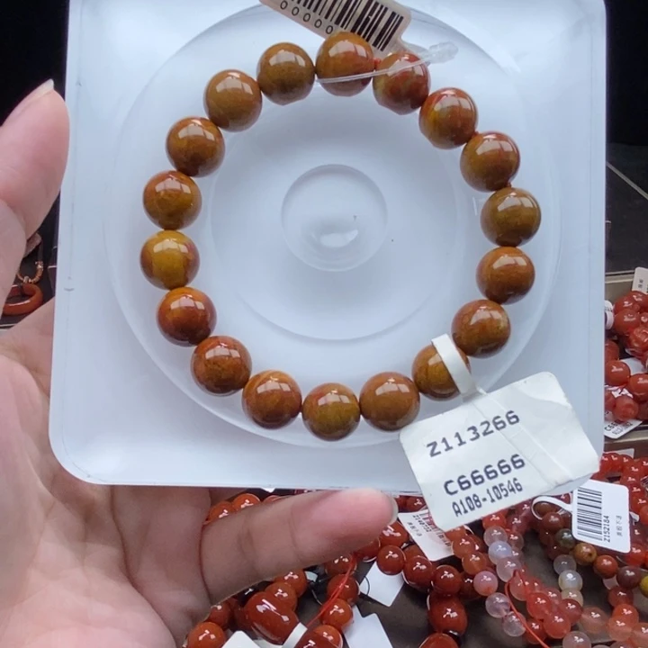 玛瑙/玉髓合金手链11m