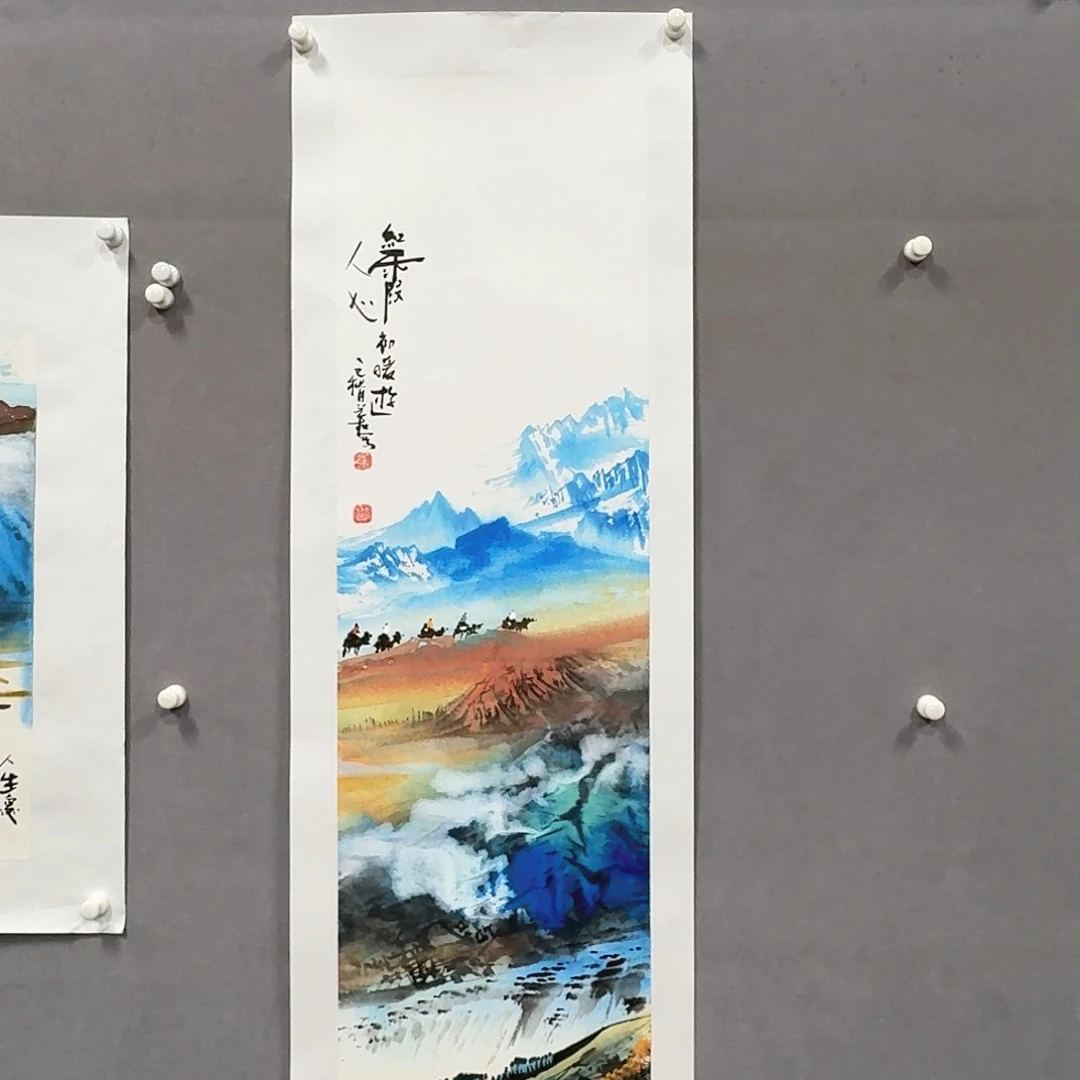 国画亲笔手绘放心去藏